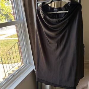 Eloquii Satin Skirt with Elastic Waistband